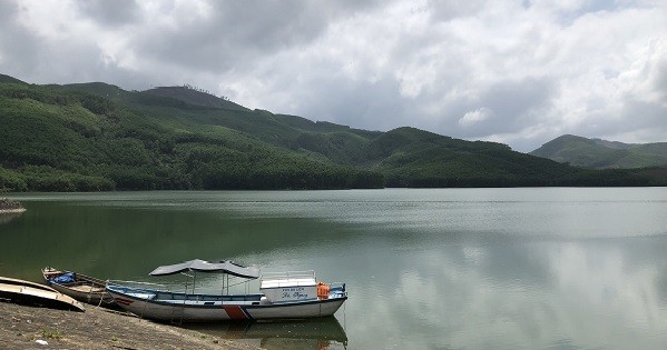 Hồ Núi Ngang, nơi xảy ra vụ tai nạn đuối nước khiến hai người tử vong