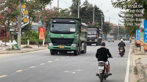 TX Điện Bàn (Quảng Nam): Xe quá khổ, quá tải hoạt động rầm rộ sau tết