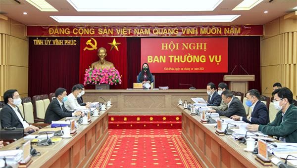 Bí thư Tỉnh ủy Hoàng Thị Thúy Lan kết luận các nội dung hội nghị