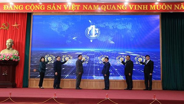 Trung tâm Điều hành thông minh (IOC) thị xã Phổ Yên (Nguồn: Cổng thông tin điện tử Thái Nguyên)