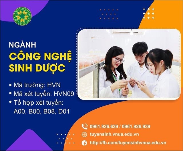 Ngành Công nghệ sinh dược