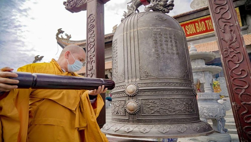 Nghi lễ “Mở cổng trời” tại quần thể tâm linh Fansipan thuộc khu du lịch Sun World Fansipan Legend.