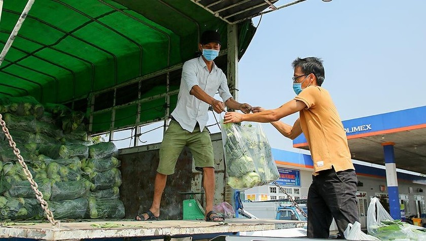 Thời gian qua, nông sản ở một số địa phương có dịch gặp ách tắc về đầu ra do ảnh hưởng dịch Covid-19.