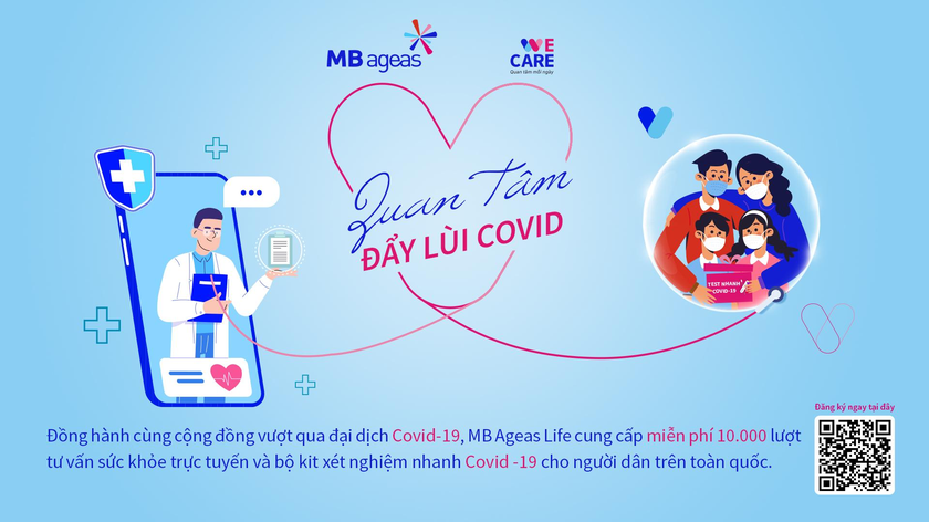 MB Ageas Life đồng hành cùng cộng đồng vượt qua đại dịch COVID-19.