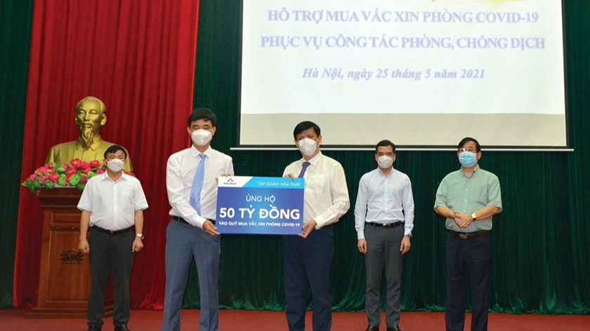 Hòa Phát tích cực thực hiện trách nhiệm xã hội của doanh nghiệp với cộng đồng.