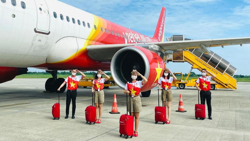 Từ 21/10, Vietjet khôi phục khai thác toàn bộ các đường bay kết nối TP HCM với Hà Nội, Đà Nẵng và các tỉnh, thành phố trên cả nước.