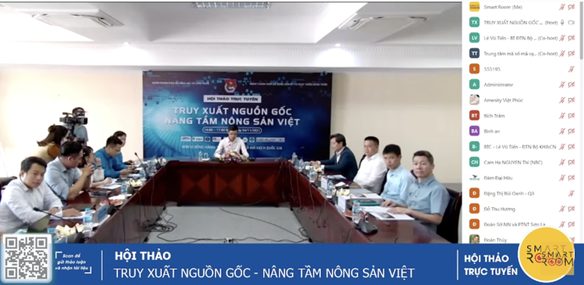 Toàn cảnh hội thảo “Truy xuất nguồn gốc - Nâng tầm nông sản Việt”, diễn ra chiều nay - 4/11.