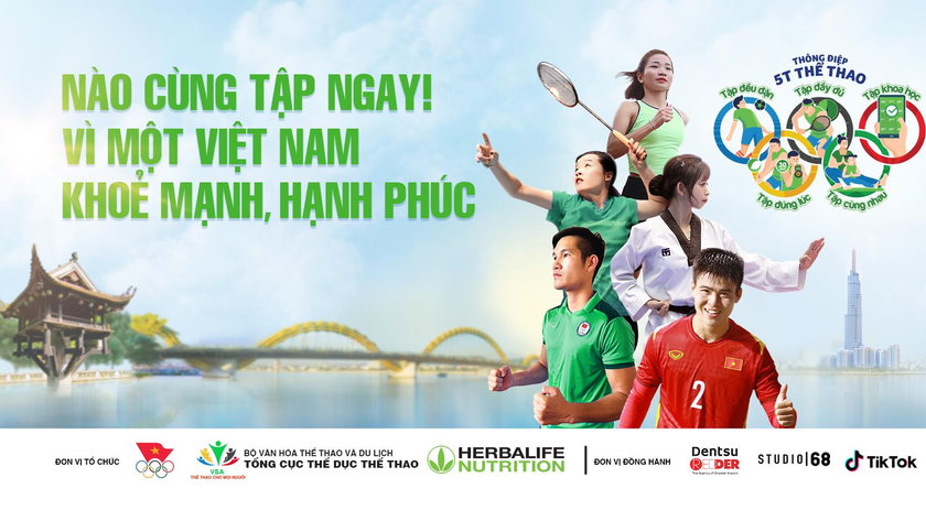 Herbalife Việt Nam đồng hành cùng dự án nâng cao sức khỏe người Việt.