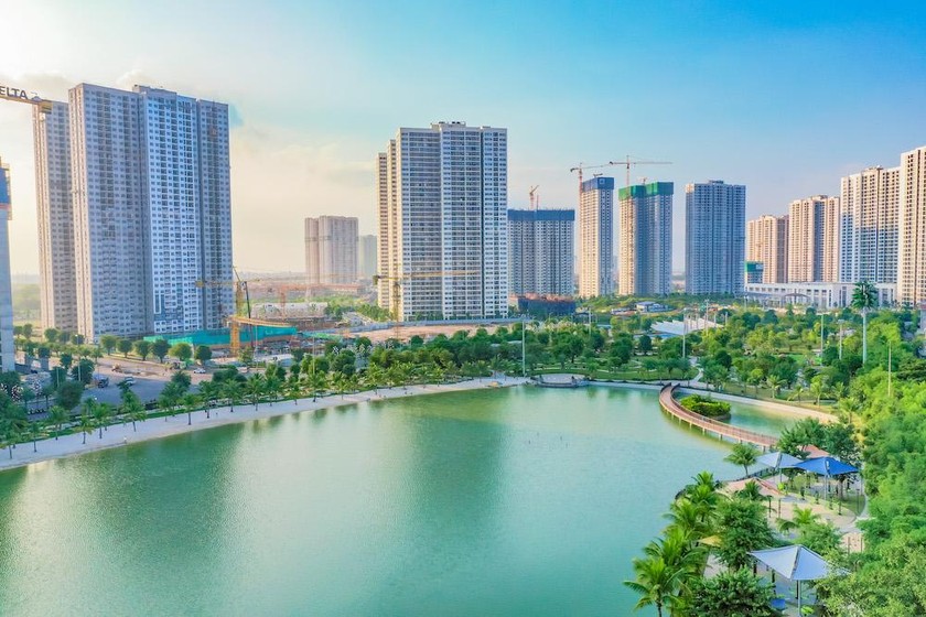 Imperia Smart City thi công tích cực phân khu mới The Mirae Park