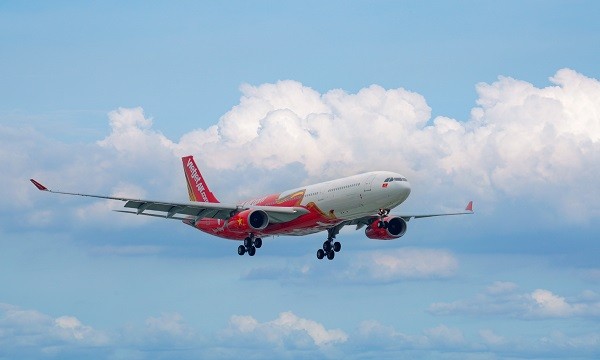 Tàu bay A330 có sức chứa 377 chỗ ngồi.