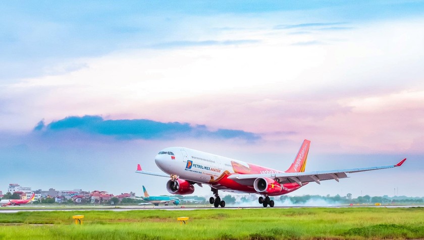 Máy bay Vietjet.