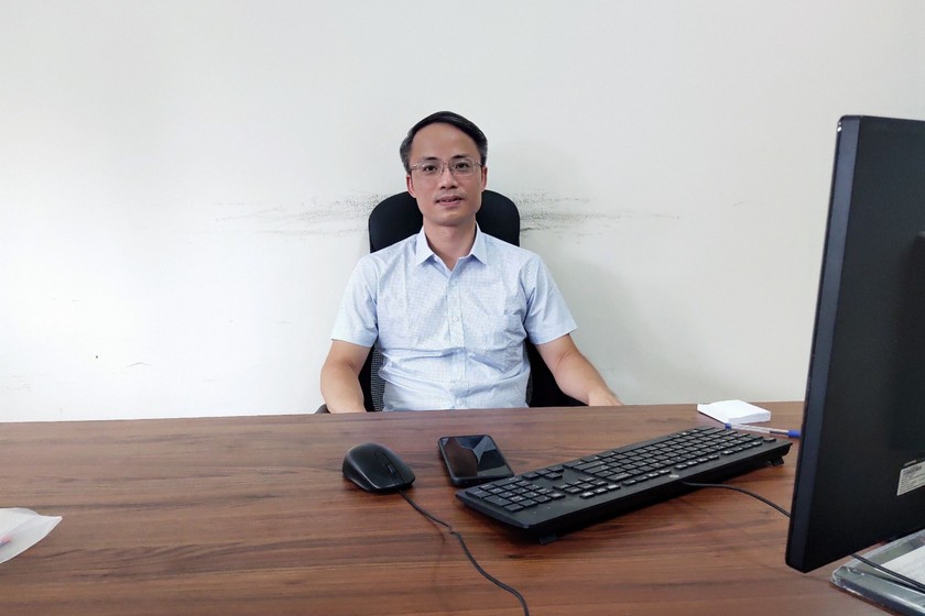 PGS.TS Nguyễn Đức Huy, Trưởng khoa Điện, Trường Điện - Điện tử, Đại học Bách khoa Hà Nội. (Ảnh: Đỗ Trang)