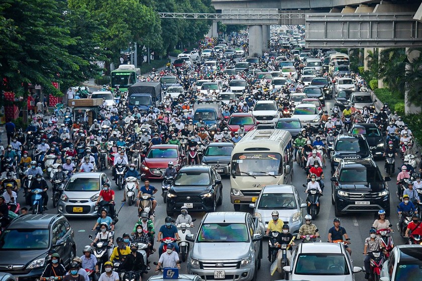 Phát thải từ phương tiện giao thông là nguyên nhân dẫn tới ô nhiễm không khí tại các đô thị lớn.