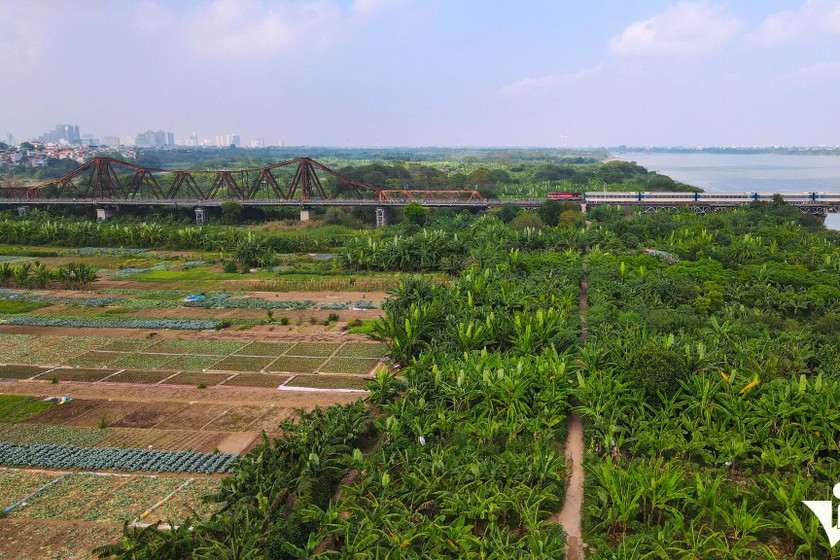 Bãi giữa, bãi nổi sông Hồng có thể sẽ thêm một biểu tượng mới cho Hà Nội ngàn năm văn hiến. (Ảnh minh họa, Nguồn: Internet)