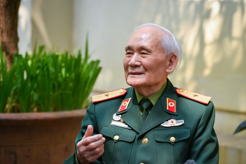 Thiếu tướng Nguyễn Tụ. (Ảnh: Lam Hạnh)