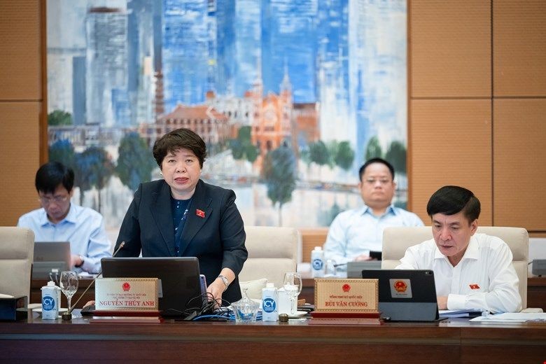 Chủ nhiệm Ủy ban Xã hội Nguyễn Thúy Anh. (Ảnh: Quochoi.vn)
