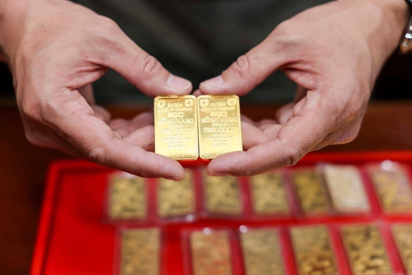 Ngày 12/5, có 9 thành viên trúng thầu vàng miếng SJC với mức giá 89,42 triệu đồng/lượng. (Ảnh minh họa)