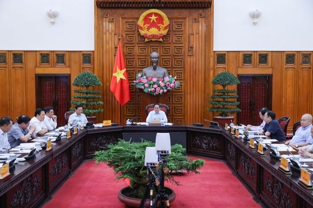 Thủ tướng Phạm Minh Chính chủ trì cuộc họp.
