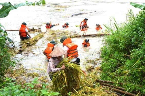 Mưa lớn kéo dài suốt trong đêm 9 và sáng 10/6 tại Hà Giang khiến hai người chết, thiệt hại ước tính ban đầu gần 10 tỷ đồng. (Ảnh: TTXVN)