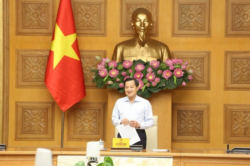Phó Thủ tướng Lê Minh Khái yêu cầu kiểm soát lạm phát trong mọi tình huống. (Ảnh: Đức Minh)
