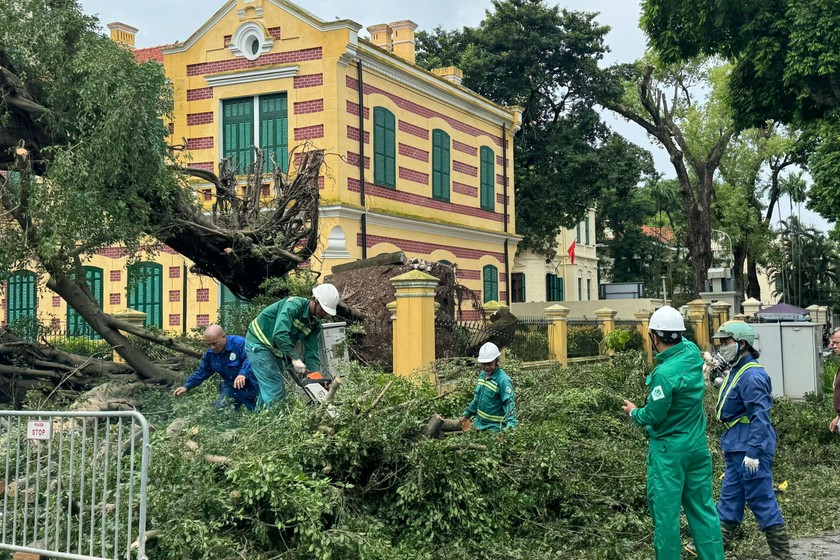 Cơn bão số 3 là “tiếng chuông cảnh tỉnh” cho ứng xử của con người với thiên nhiên. (Ảnh: PV)