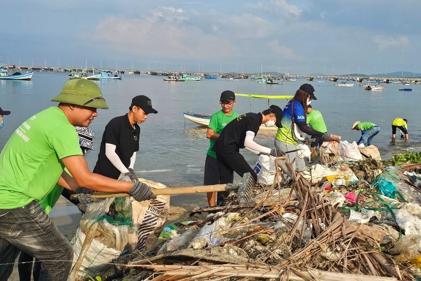 Nhiều nhiệm vụ trọng tâm để bảo vệ các hệ sinh thái ven biển vùng Đồng bằng sông Cửu Long. (Ảnh: Hữu Tuấn)