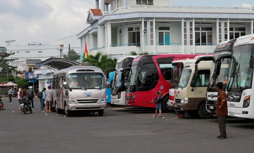 Bến xe phía Bắc Nha Trang (tỉnh Khánh Hòa).