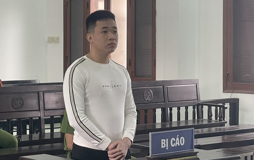 Bị cáo Nguyễn Đức Lương tại phiên tòa phúc thẩm (ảnh: Thế Minh).