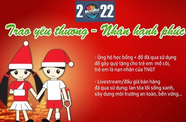 200 trẻ thiệt thòi, mồ côi tham gia “Ngày hội Mottainai Giáng sinh 2022”