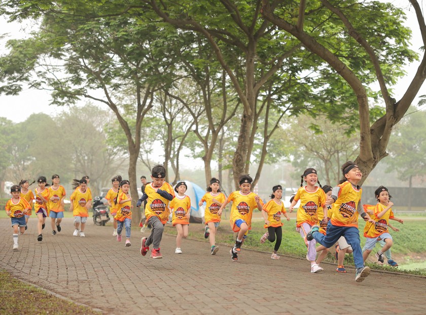 1.500 trẻ em sẽ tham gia Giải đấu vượt chướng ngại vật Junior Warriors (ảnh BTC).