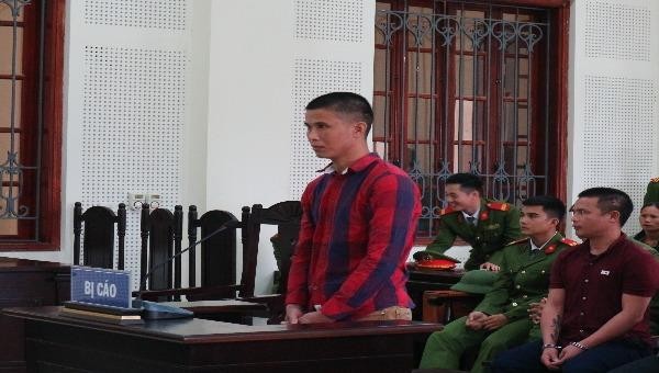 Bị cáo Trần Văn Hoa tại phiên tòa