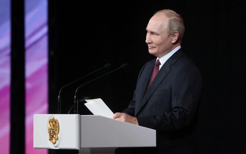 Tổng thống Nga Vladimir Putin. 