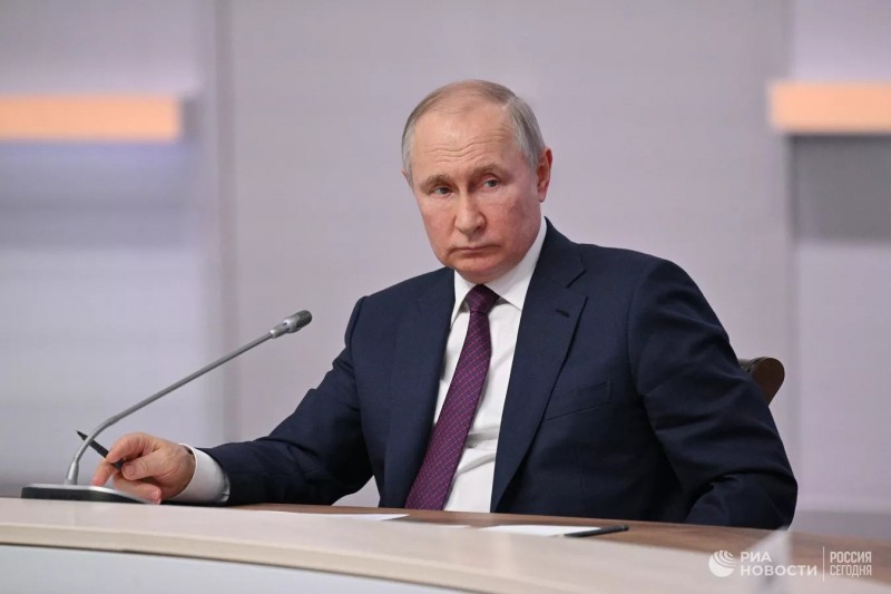 Tổng thống Nga Vladimir Putin. Ảnh: RIA Novosti.