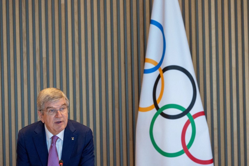 Chủ tịch Ủy ban Olympic quốc tế (IOC) Thomas Bach. Ảnh: REUTERS/Denis Balibouse.
