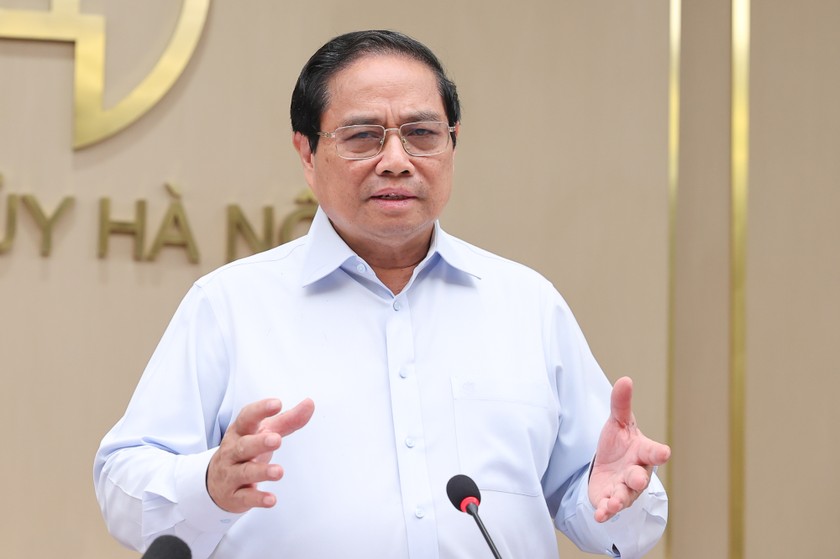 Thủ tướng: &quot;Hà Nội vì cả nước, cả nước vì Thủ đô Hà Nội&quot; - Ảnh: VGP/Nhật Bắc