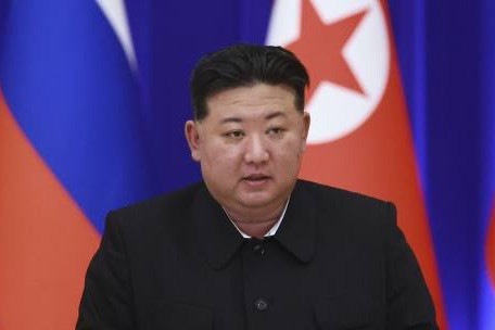 Nhà lãnh đạo Triều Tiên Kim Jong-un. Ảnh: AP/Vladimir Smirnov.