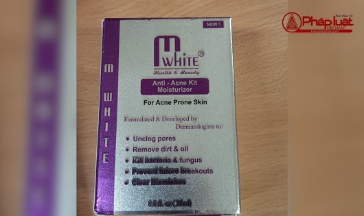 Mỹ phẩm M’White vi phạm ghi nhãn sản phẩm, dùng website ảo để quảng cáo