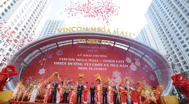 Khai trương Vincom Mega Mall Times City