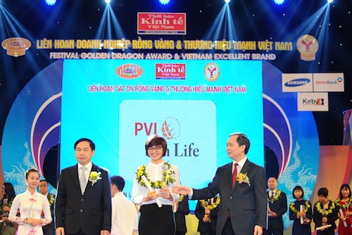 PVI Sun Life nhận giải thưởng Rồng Vàng 2014