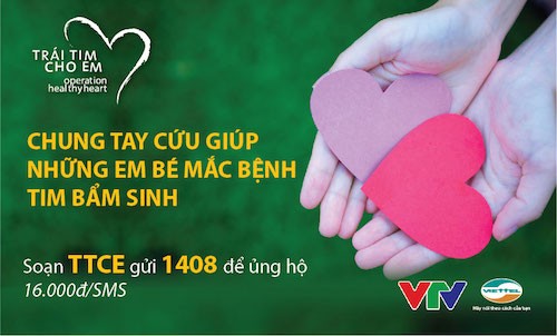 Cùng chung tay cứu sống trẻ em nghèo mắc bệnh tim bẩm sinh