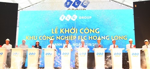 Khởi công Khu công nghiệp kiểu mẫu FLC Hoàng Long