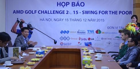 Hơn 300 gôn thủ hội ngộ tại golf “AMD Golf Challenge 2015 - Swing for the poor”