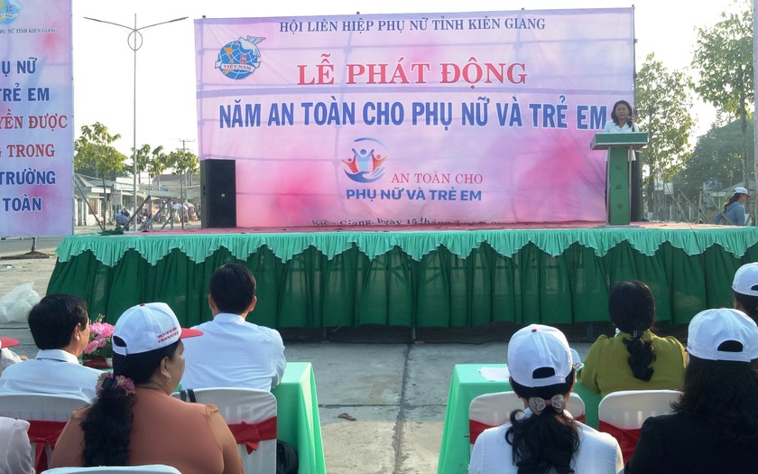 Kiên Giang phát động năm An toàn cho phụ nữ và trẻ em