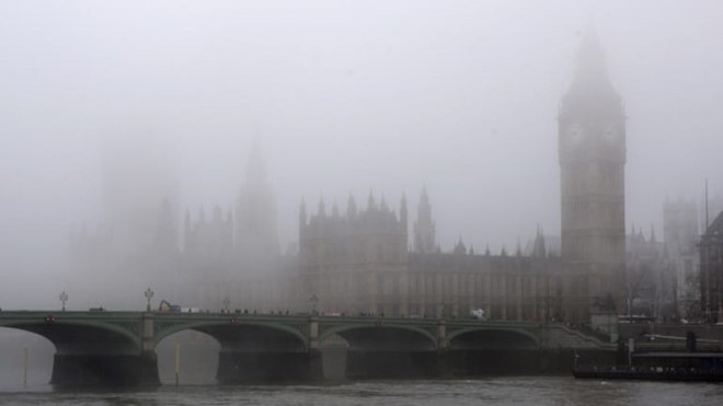Bức ảnh chụp London chìm trong sương mù ô nhiễm năm 1952 