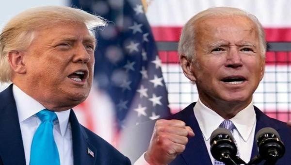 Ông Trump và ông Biden. 