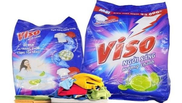 Sản phẩm bột giặt Viso.