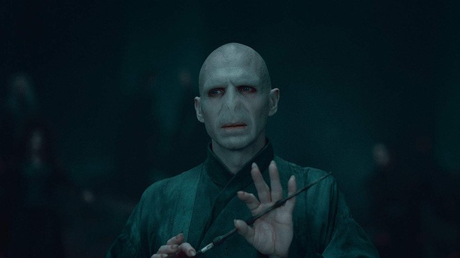 Tạo hình nhân vật Voldemort trong loạt phim Harry Potter. 
