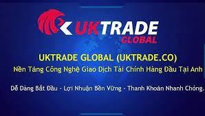 Giao diện sàn UKTrade đã đóng cửa. 