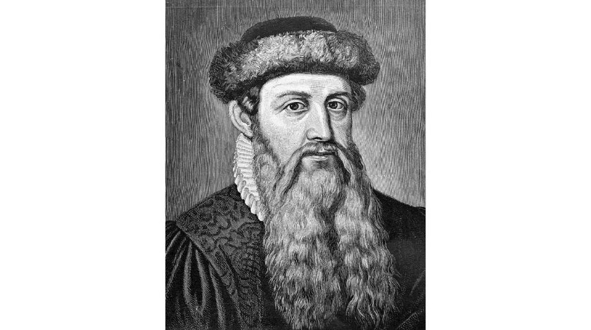 Johannes Gutenberg - ông tổ nghề in.