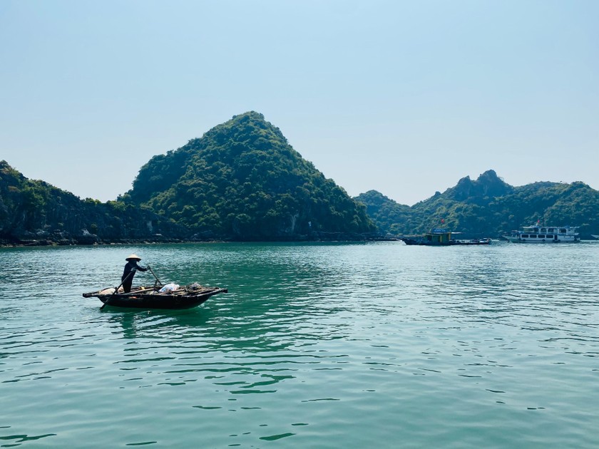 Làng chài cổ Cái Bèo hôm nay. 